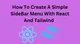 How To Build A Simple Dashboard Using React And Tailwind CSS